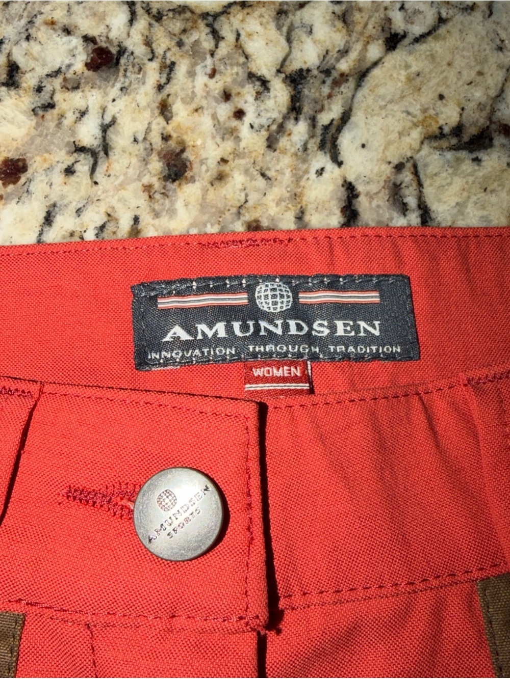 AMUNDSEN 5INCHER FIELD SHORTS WOMENS RED CLAY TAN NWT SZ XS - Picture 8 of 11